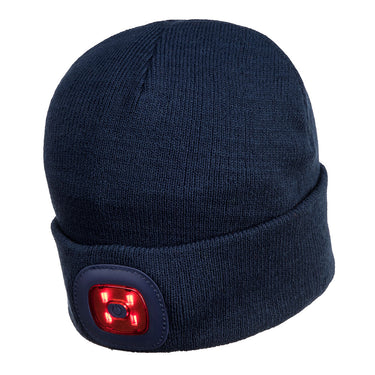 Cuffia PORTWEST doppio led ricaricabile